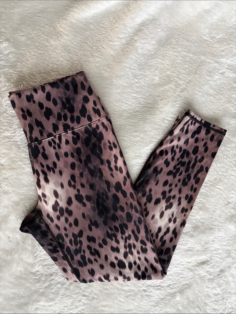 Fabletics PowerHold Leopard Print High Waisted Leggings